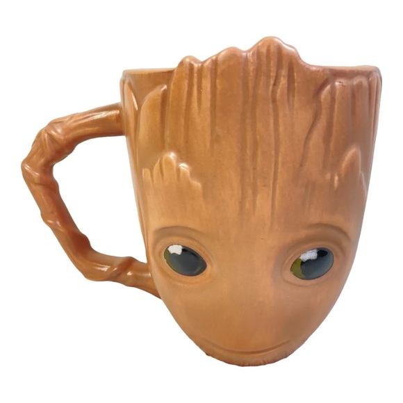 Disney Store Groot Coffee Mug Marvel Guardians of the Galaxy tan 20 oz NWOT - Picture 2 of 11